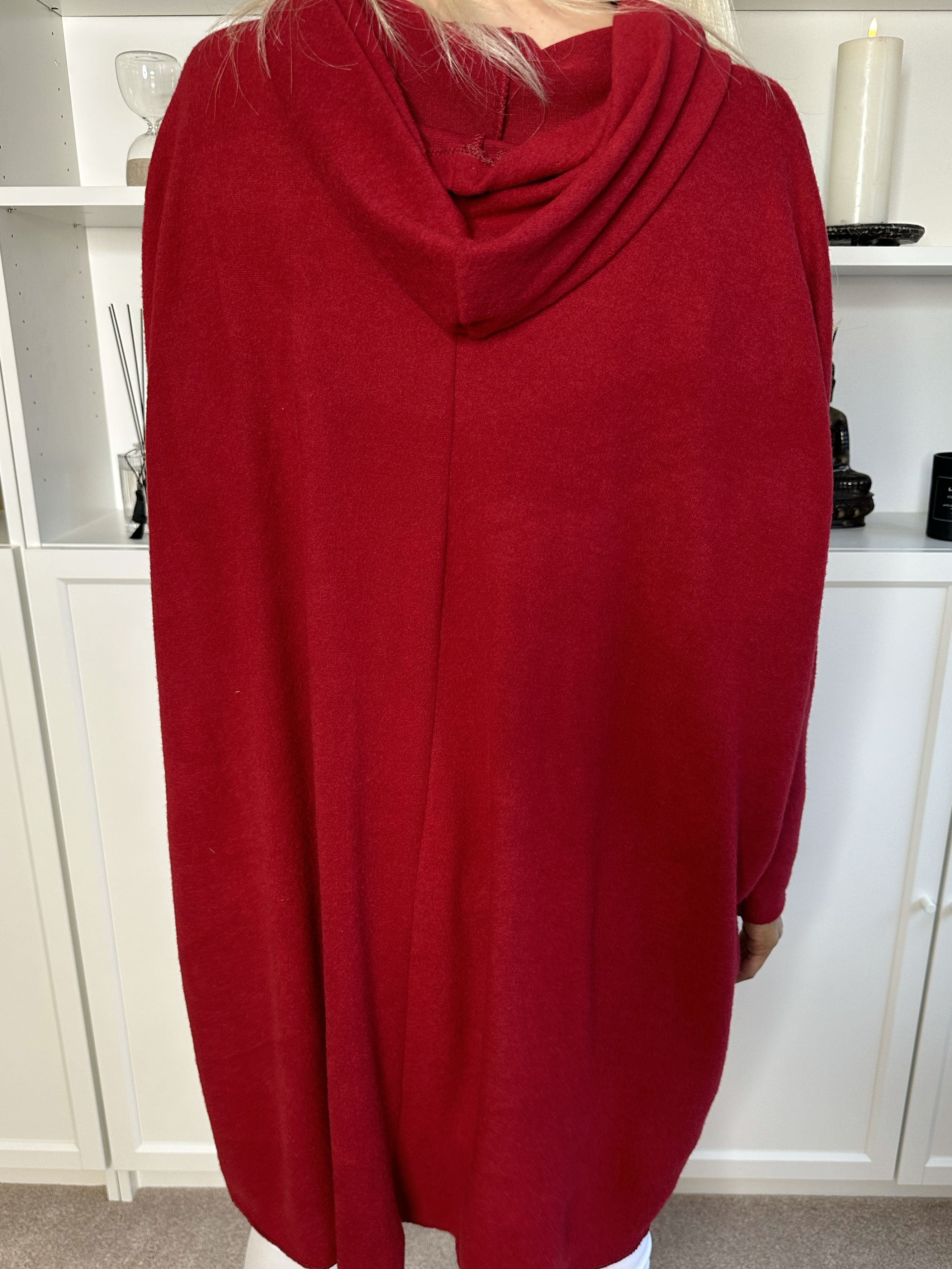 Lilje - Meget blød bluse i viscose med hætte
